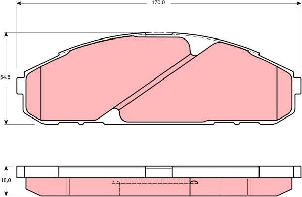 TRW GDB3394 - Bremžu uzliku kompl., Disku bremzes www.autospares.lv