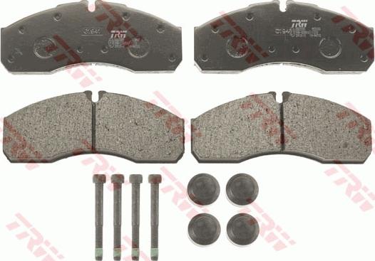 TRW GDB3385 - Brake Pad Set, disc brake www.autospares.lv