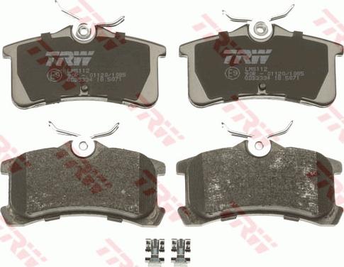 TRW GDB3334 - Bremžu uzliku kompl., Disku bremzes www.autospares.lv