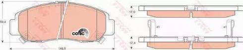 Remsa 747 12 - Brake Pad Set, disc brake www.autospares.lv