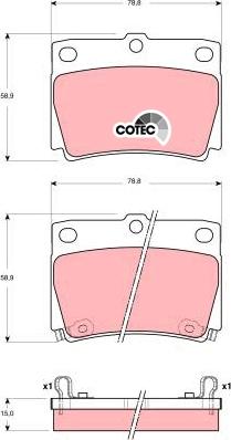 TRW GDB3239 - Bremžu uzliku kompl., Disku bremzes www.autospares.lv