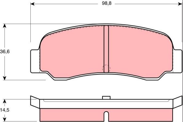 BENDIX 572156 - Bremžu uzliku kompl., Disku bremzes autospares.lv