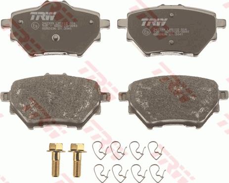 TRW GDB2036 - Bremžu uzliku kompl., Disku bremzes www.autospares.lv