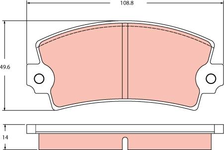 TRW GDB2398 - Bremžu uzliku kompl., Disku bremzes autospares.lv