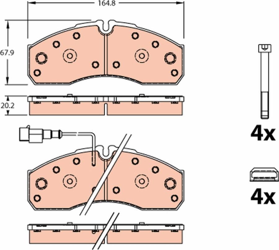 TRW GDB2302 - --- www.autospares.lv