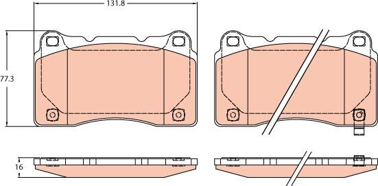 TRW GDB2237 - Bremžu uzliku kompl., Disku bremzes www.autospares.lv