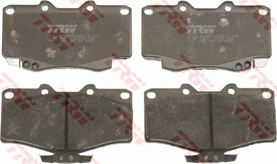 TRW GDB797UT - Bremžu uzliku kompl., Disku bremzes www.autospares.lv