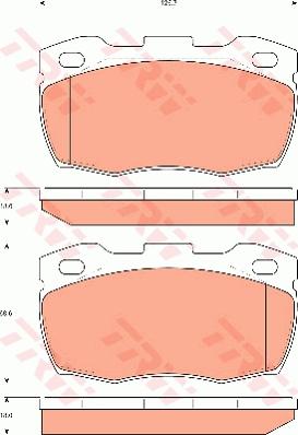 TRW GDB7591 - Bremžu uzliku kompl., Disku bremzes www.autospares.lv