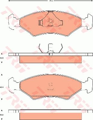 TRW GDB7543 - Bremžu uzliku kompl., Disku bremzes www.autospares.lv