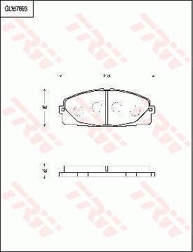 TRW GDB7693 - Bremžu uzliku kompl., Disku bremzes autospares.lv