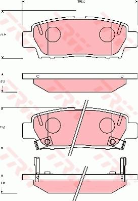 TRW GDB7055 - Bremžu uzliku kompl., Disku bremzes autospares.lv