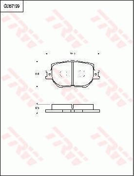 TRW GDB7199 - Bremžu uzliku kompl., Disku bremzes autospares.lv