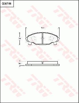 TRW GDB7188 - Bremžu uzliku kompl., Disku bremzes www.autospares.lv