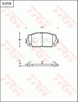 TRW GDB7728 - Bremžu uzliku kompl., Disku bremzes autospares.lv