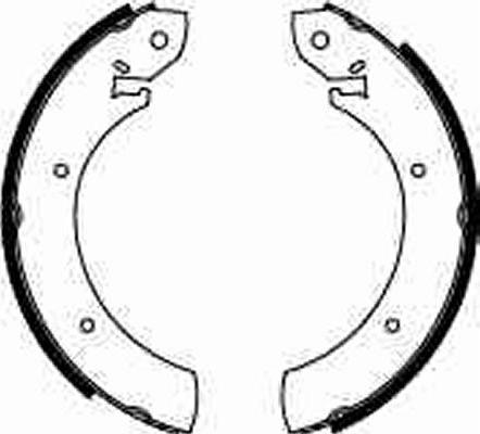 TRW GS6250 - Brake Shoe Set www.autospares.lv