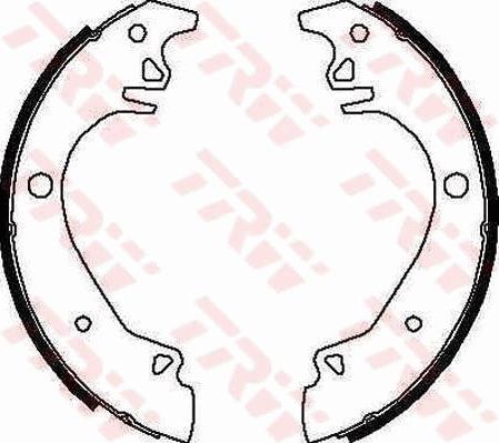 TRW GS6217 - Brake Shoe Set www.autospares.lv