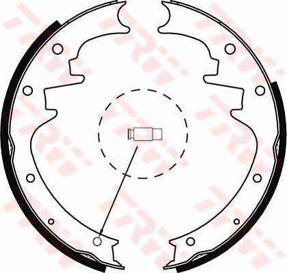 TRW GS8444 - Bremžu loku komplekts www.autospares.lv