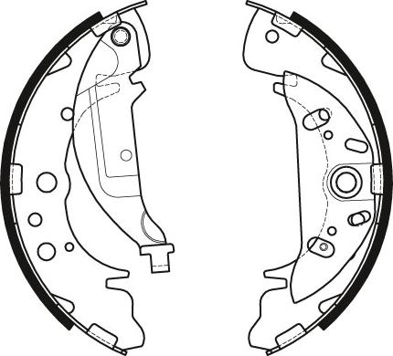 TRW GS8441 - Bremžu loku komplekts www.autospares.lv