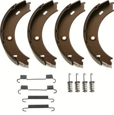 TRW GS8466 - Brake Shoe Set, parking brake www.autospares.lv