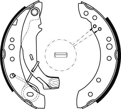 TRW GS8467 - Bremžu loku komplekts www.autospares.lv