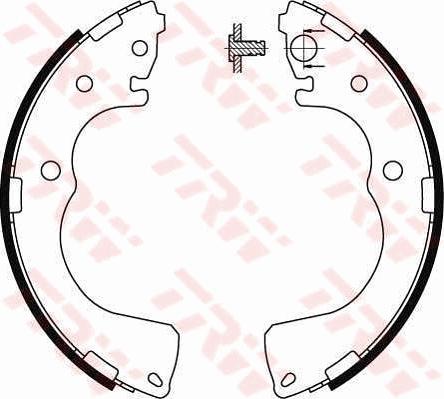 TRW GS8435 - Bremžu loku komplekts www.autospares.lv