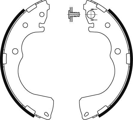 TRW GS8435 - Bremžu loku komplekts www.autospares.lv