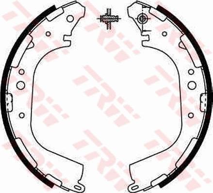 TRW GS8590 - Brake Shoe Set www.autospares.lv