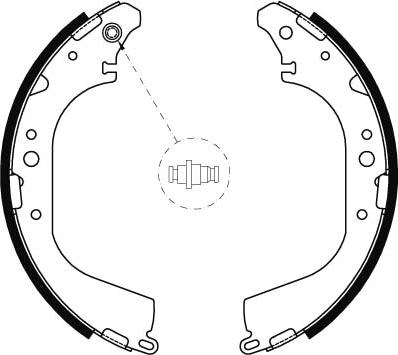 TRW GS8592 - Bremžu loku komplekts www.autospares.lv