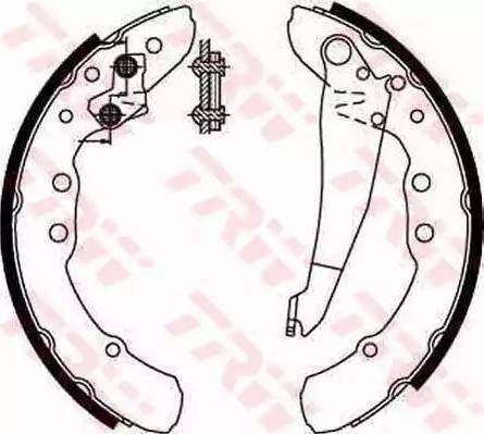 Jurid 2830213 - Brake Shoe Set www.autospares.lv