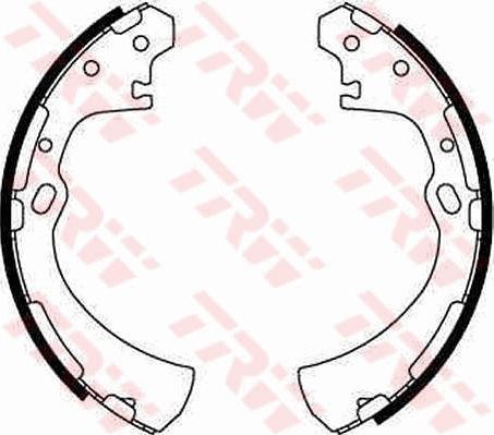 TRW GS8512 - Brake Shoe Set www.autospares.lv