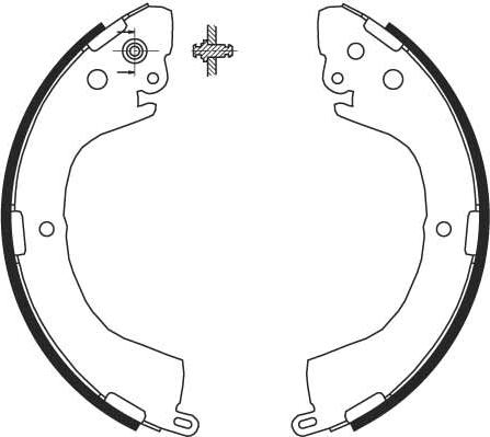 TRW GS8691 - Bremžu loku komplekts www.autospares.lv