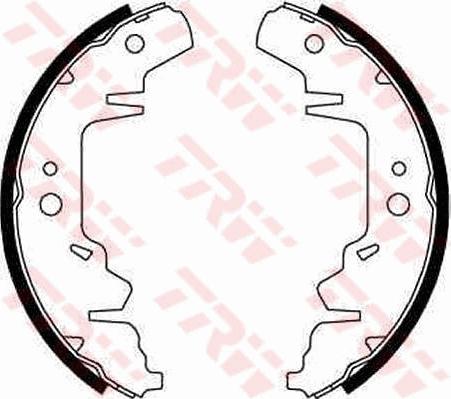 TRW GS8643 - Brake Shoe Set www.autospares.lv