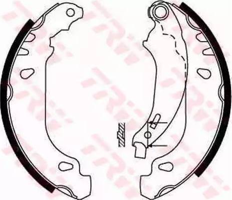 RIDER RD.2638.GS8669 - Brake Shoe Set www.autospares.lv