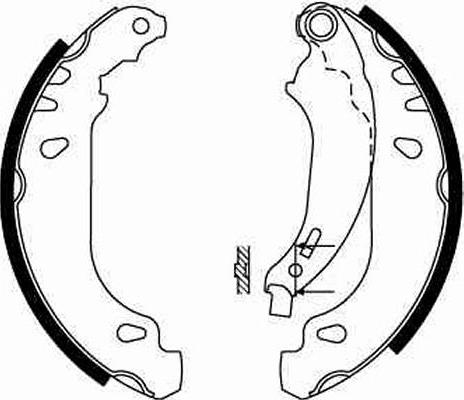 TRW GS8669 - Bremžu loku komplekts www.autospares.lv