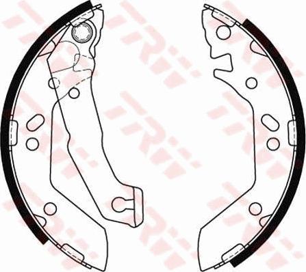 TRW GS8684 - Brake Shoe Set www.autospares.lv