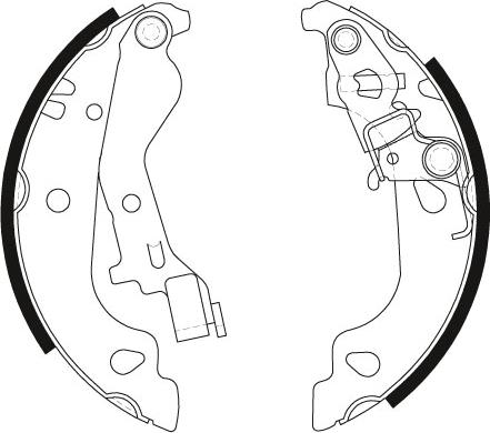 TRW GS8686 - Bremžu loku komplekts www.autospares.lv