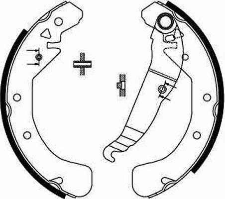 TRW GS8637 - Bremžu loku komplekts www.autospares.lv