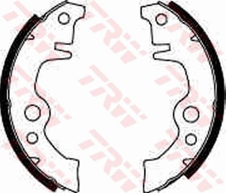 TRW GS8021 - Brake Shoe Set www.autospares.lv