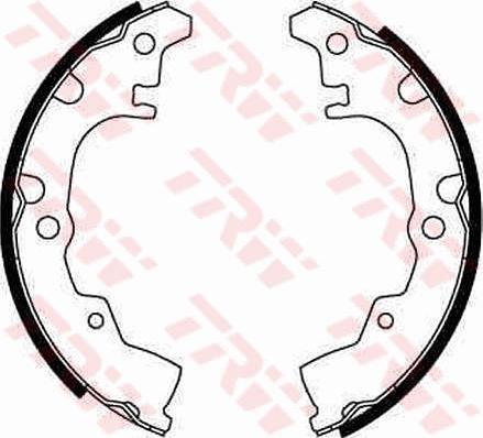 TRW GS8199 - Brake Shoe Set www.autospares.lv