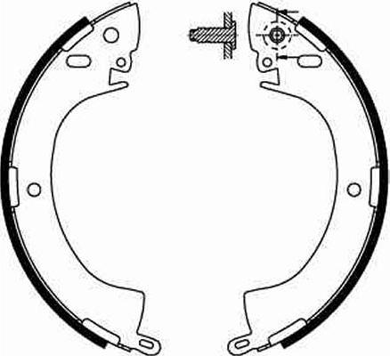 TRW GS8185 - Bremžu loku komplekts www.autospares.lv