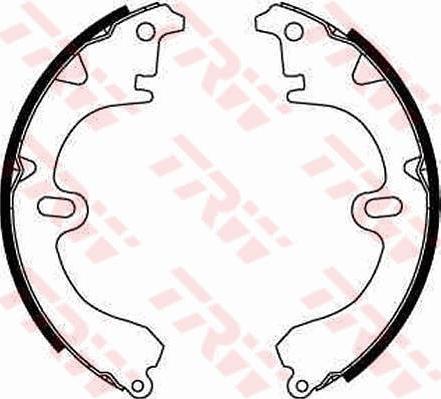 TRW GS8181 - Brake Shoe Set www.autospares.lv