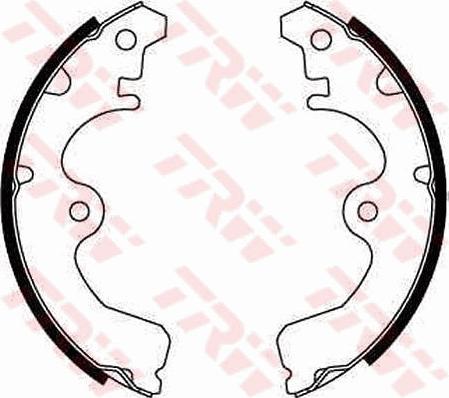 TRW GS8182 - Brake Shoe Set www.autospares.lv