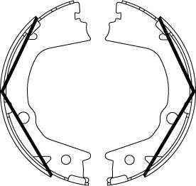 TRW GS8859 - Bremžu loku kompl., Stāvbremze www.autospares.lv