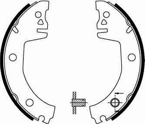 TRW GS8300 - Bremžu loku komplekts www.autospares.lv