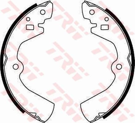 TRW GS8308 - Brake Shoe Set www.autospares.lv