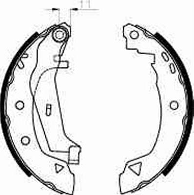 TRW GS8240 - Bremžu loku komplekts www.autospares.lv