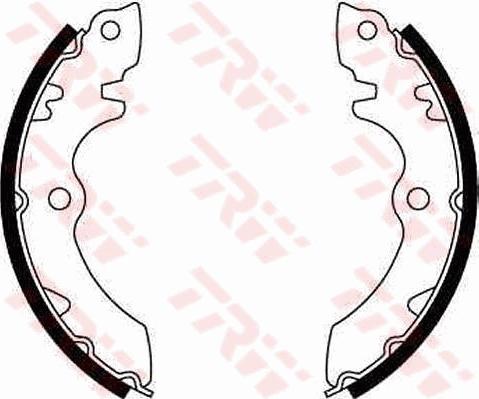 TRW GS8247 - Brake Shoe Set www.autospares.lv