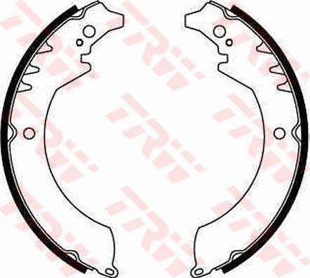 TRW GS8251 - Brake Shoe Set www.autospares.lv