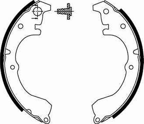 TRW GS8287 - Bremžu loku komplekts www.autospares.lv