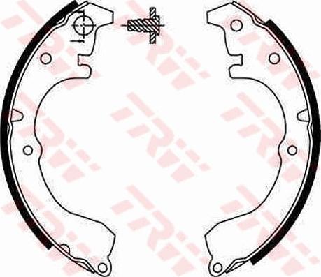 TRW GS8287 - Brake Shoe Set www.autospares.lv